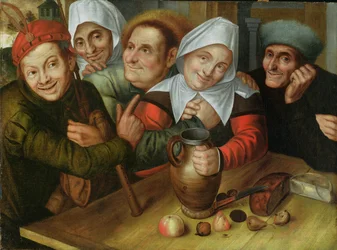Una compagnia allegra, c.1557